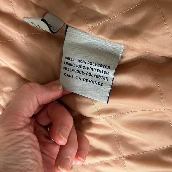 G.H. Bass Teddy Faux-Sherpa Teddy Bear Coat – Size L – Cozy-Zip-Front-Quilted - Picture 9 of 11